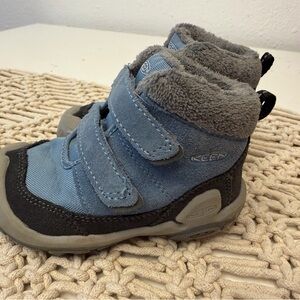 Keen Kids Blue and Black Boots